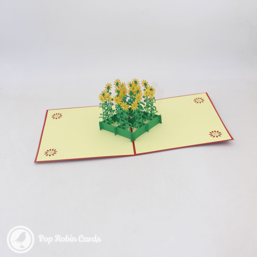 Sunflower Grove 3D Handmade Greetings Card