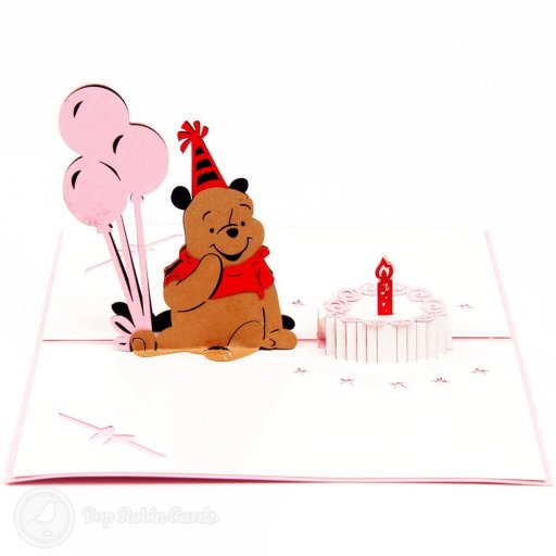 Winnie the Pooh 3D Pop Up Birthday Card