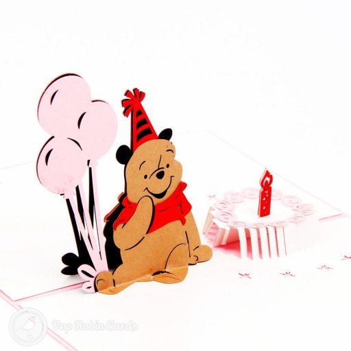 Winnie the Pooh 3D Pop Up Birthday Card